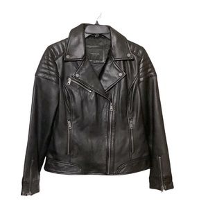 Women’s Black Leather Jacket